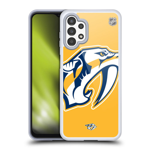 NHL Nashville Predators Oversized Soft Gel Case for Samsung Galaxy A13 (2022)