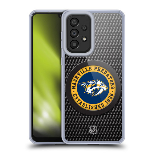 NHL Nashville Predators Puck Texture Soft Gel Case for Samsung Galaxy A33 5G (2022)
