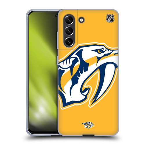 NHL Nashville Predators Oversized Soft Gel Case for Samsung Galaxy S21 FE 5G
