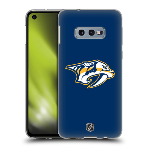 NHL Nashville Predators Plain Soft Gel Case for Samsung Galaxy S10e