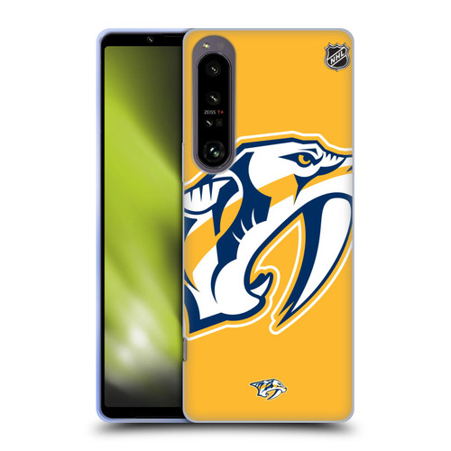 NHL Nashville Predators Oversized Soft Gel Case for Sony Xperia 1 IV