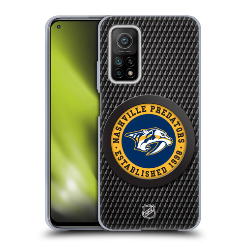 NHL Nashville Predators Puck Texture Soft Gel Case for Xiaomi Mi 10T 5G