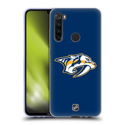 NHL Nashville Predators Plain Soft Gel Case for Xiaomi Redmi Note 8T
