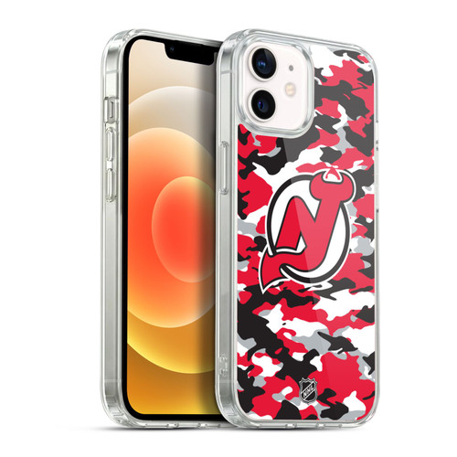 NHL New Jersey Devils Camouflage Soft Gel Case for Apple iPhone 12 / iPhone 12 Pro & MagSafe