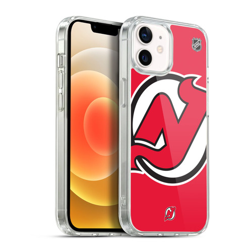 NHL New Jersey Devils Oversized Soft Gel Case for Apple iPhone 12 / iPhone 12 Pro & MagSafe
