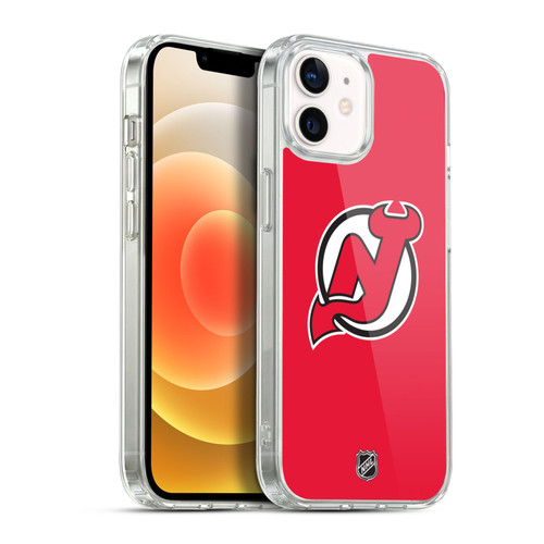 NHL New Jersey Devils Plain Soft Gel Case for Apple iPhone 12 / iPhone 12 Pro & MagSafe