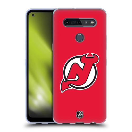 NHL New Jersey Devils Plain Soft Gel Case for LG K51S