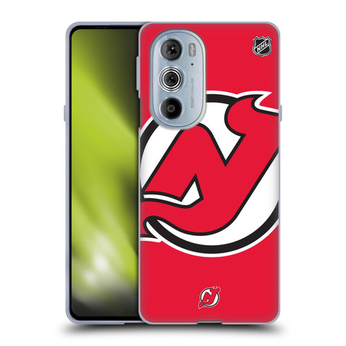 NHL New Jersey Devils Oversized Soft Gel Case for Motorola Edge X30