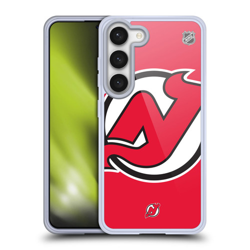 NHL New Jersey Devils Oversized Soft Gel Case for Samsung Galaxy S23 5G