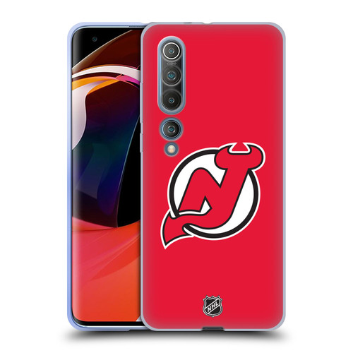 NHL New Jersey Devils Plain Soft Gel Case for Xiaomi Mi 10 5G / Mi 10 Pro 5G