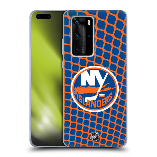NHL New York Islanders Net Pattern Soft Gel Case for Huawei P40 Pro / P40 Pro Plus 5G