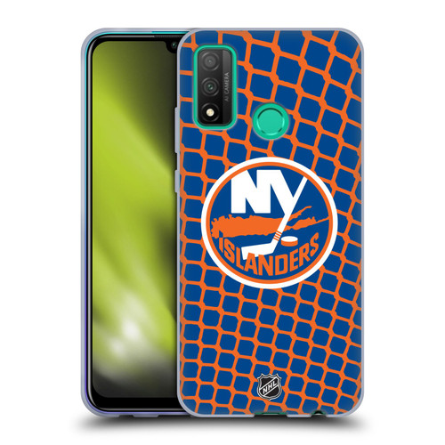 NHL New York Islanders Net Pattern Soft Gel Case for Huawei P Smart (2020)