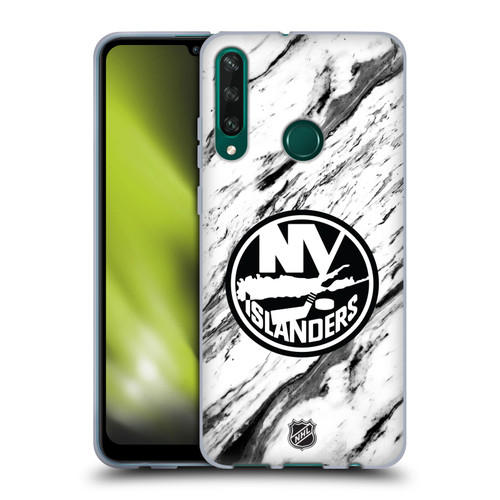 NHL New York Islanders Marble Soft Gel Case for Huawei Y6p