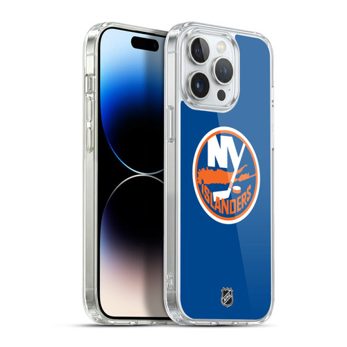 NHL New York Islanders Plain Soft Gel Case for Apple iPhone 13 Pro Max