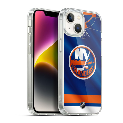 NHL New York Islanders Jersey Soft Gel Case for Apple iPhone 14