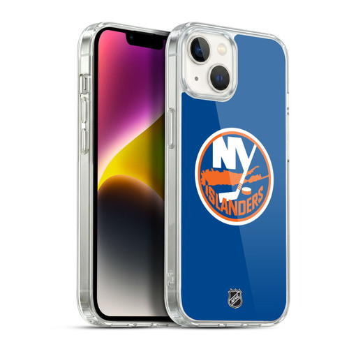 NHL New York Islanders Plain Soft Gel Case for Apple iPhone 14 Plus