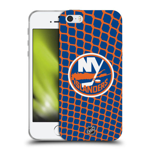 NHL New York Islanders Net Pattern Soft Gel Case for Apple iPhone 5 / 5s / iPhone SE 2016