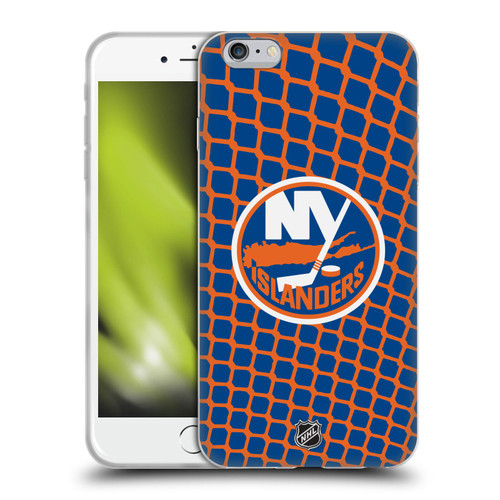 NHL New York Islanders Net Pattern Soft Gel Case for Apple iPhone 6 Plus / iPhone 6s Plus