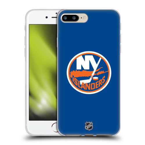 NHL New York Islanders Plain Soft Gel Case for Apple iPhone 7 Plus / iPhone 8 Plus