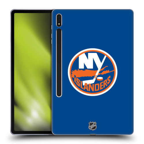 NHL New York Islanders Plain Soft Gel Case for Samsung Galaxy Tab S8 Plus