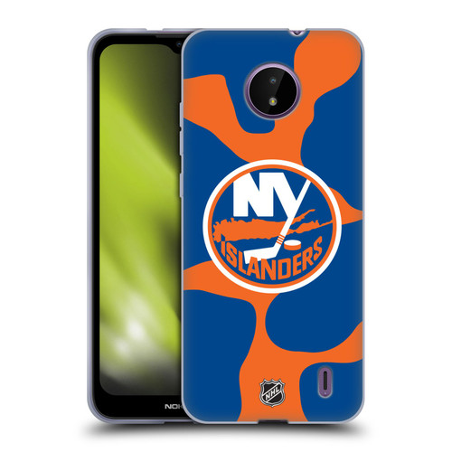NHL New York Islanders Cow Pattern Soft Gel Case for Nokia C10 / C20