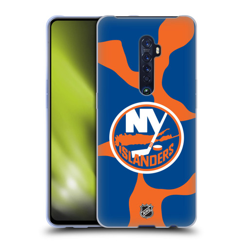 NHL New York Islanders Cow Pattern Soft Gel Case for OPPO Reno 2