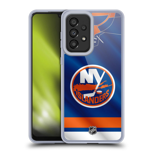 NHL New York Islanders Jersey Soft Gel Case for Samsung Galaxy A33 5G (2022)
