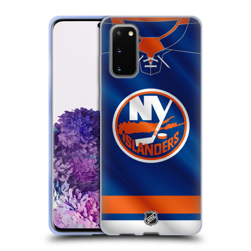 NHL New York Islanders Jersey Soft Gel Case for Samsung Galaxy S20 / S20 5G