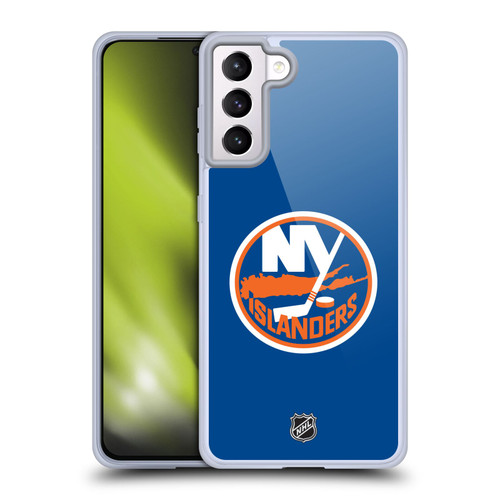 NHL New York Islanders Plain Soft Gel Case for Samsung Galaxy S21+ 5G