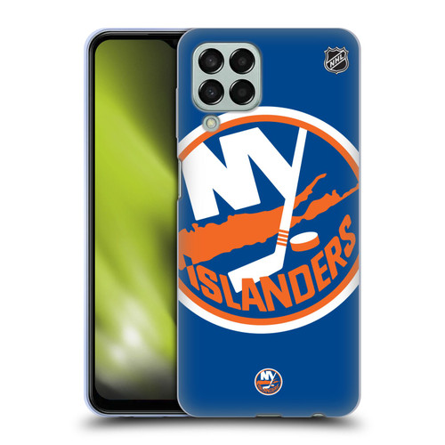NHL New York Islanders Oversized Soft Gel Case for Samsung Galaxy M33 (2022)