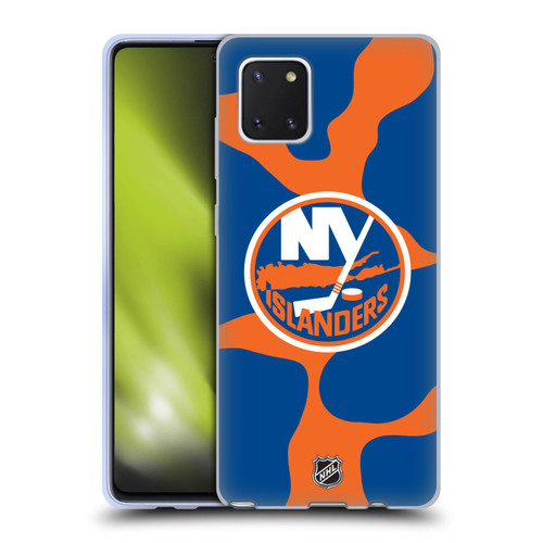 NHL New York Islanders Cow Pattern Soft Gel Case for Samsung Galaxy Note10 Lite