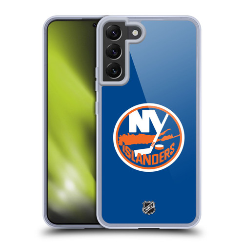 NHL New York Islanders Plain Soft Gel Case for Samsung Galaxy S22+ 5G