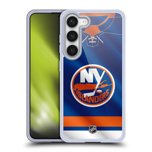 NHL New York Islanders Jersey Soft Gel Case for Samsung Galaxy S23 5G