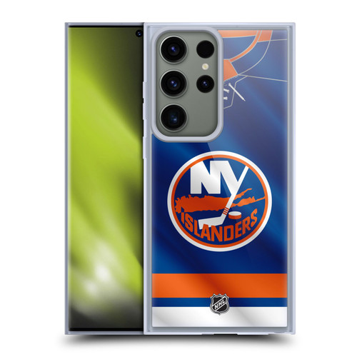NHL New York Islanders Jersey Soft Gel Case for Samsung Galaxy S23 Ultra 5G