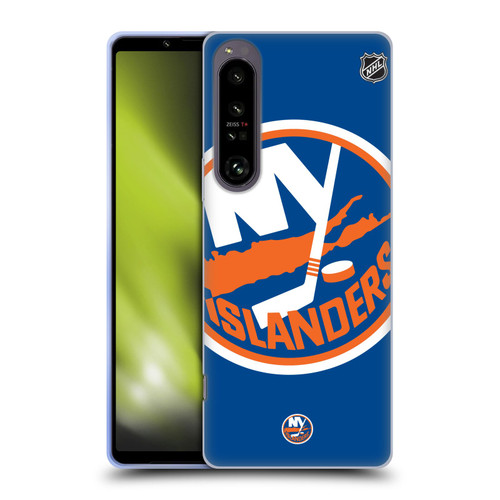 NHL New York Islanders Oversized Soft Gel Case for Sony Xperia 1 IV