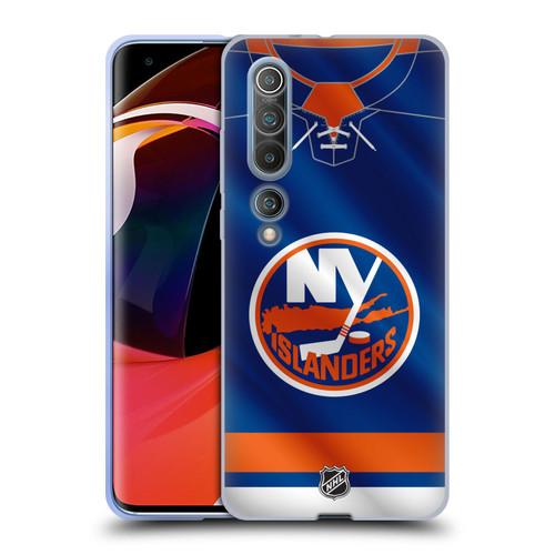 NHL New York Islanders Jersey Soft Gel Case for Xiaomi Mi 10 5G / Mi 10 Pro 5G