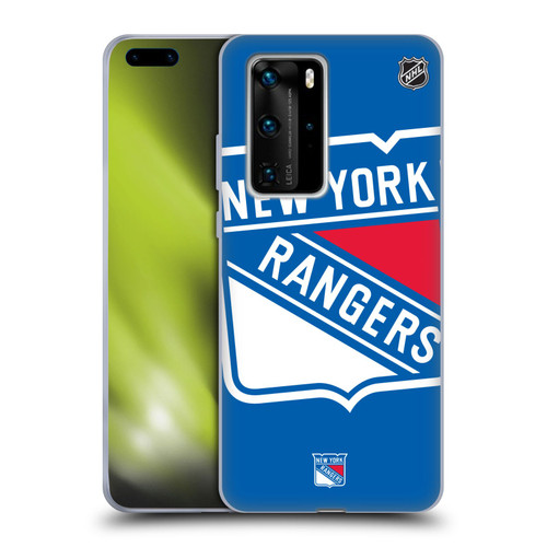 NHL New York Rangers Oversized Soft Gel Case for Huawei P40 Pro / P40 Pro Plus 5G