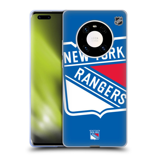 NHL New York Rangers Oversized Soft Gel Case for Huawei Mate 40 Pro 5G