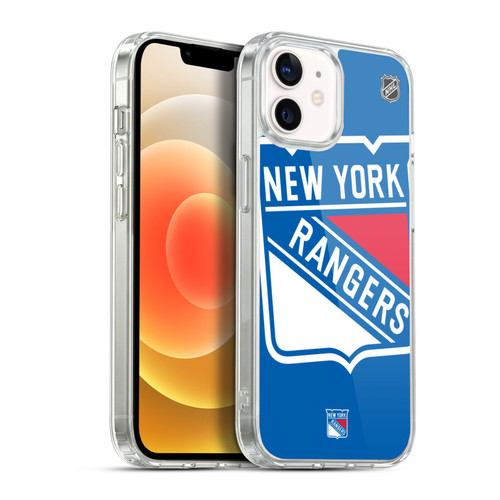 NHL New York Rangers Oversized Soft Gel Case for Apple iPhone 12 / iPhone 12 Pro & MagSafe