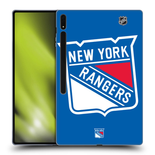 NHL New York Rangers Oversized Soft Gel Case for Samsung Galaxy Tab S8 Ultra