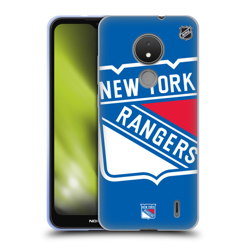 NHL New York Rangers Oversized Soft Gel Case for Nokia C21