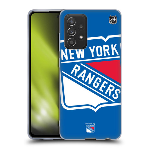 NHL New York Rangers Oversized Soft Gel Case for Samsung Galaxy A52 / A52s / 5G (2021)