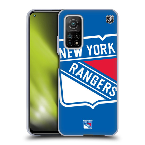 NHL New York Rangers Oversized Soft Gel Case for Xiaomi Mi 10T 5G