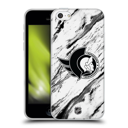 NHL Ottawa Senators Marble Soft Gel Case for Apple iPhone 5c