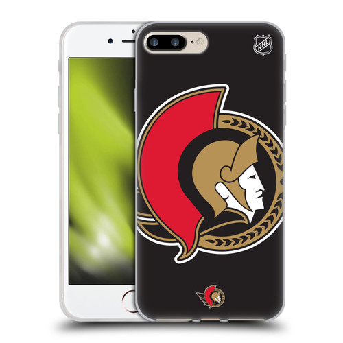 NHL Ottawa Senators Oversized Soft Gel Case for Apple iPhone 7 Plus / iPhone 8 Plus