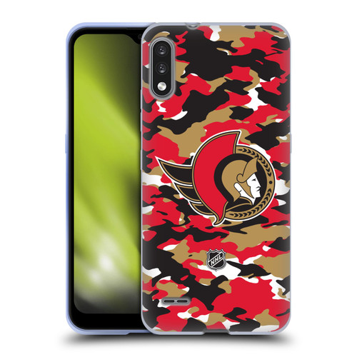 NHL Ottawa Senators Camouflage Soft Gel Case for LG K22