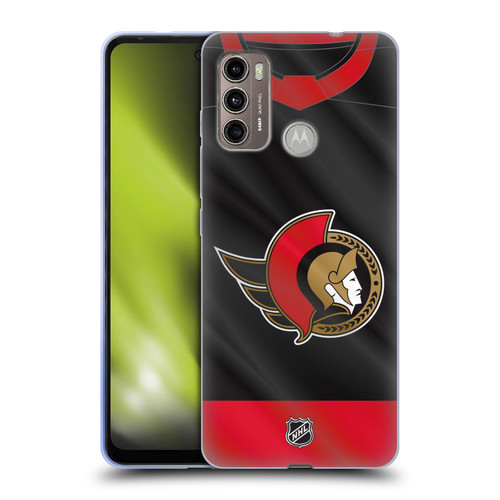 NHL Ottawa Senators Jersey Soft Gel Case for Motorola Moto G60 / Moto G40 Fusion