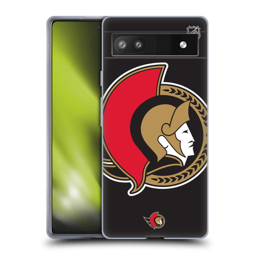 NHL Ottawa Senators Oversized Soft Gel Case for Google Pixel 6a