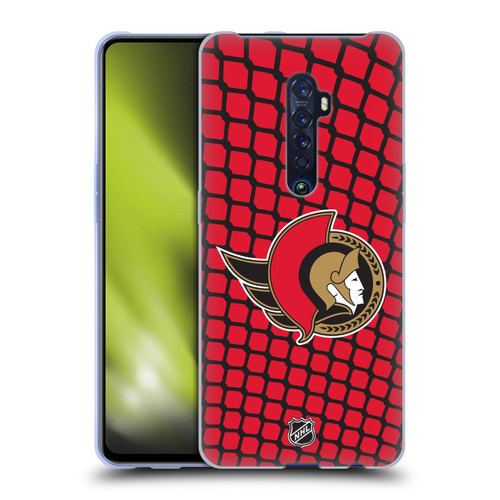 NHL Ottawa Senators Net Pattern Soft Gel Case for OPPO Reno 2