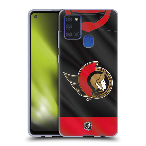 NHL Ottawa Senators Jersey Soft Gel Case for Samsung Galaxy A21s (2020)
